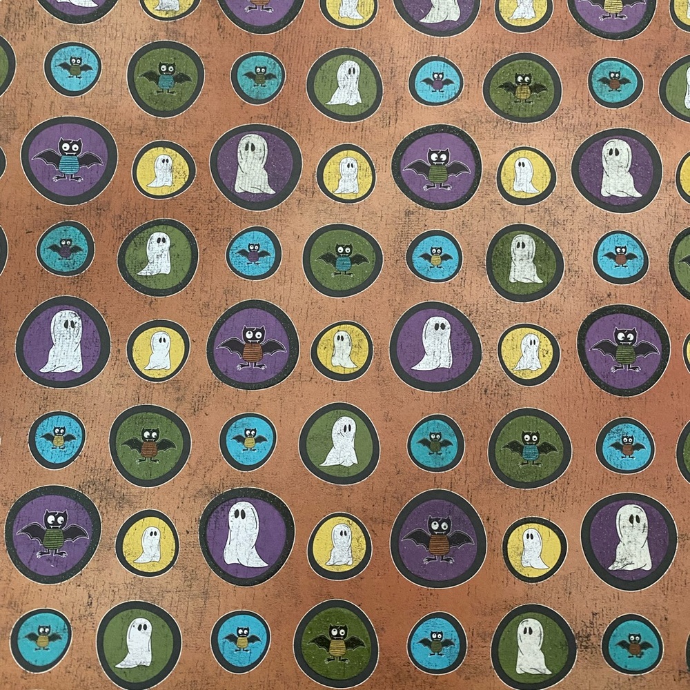 👻🎃 CLOUD NINE DESIGN HALLOWEEN THEMED SCRAPBOOK PAPER BUNDLE & STICKERS! - Picture 6 of 6